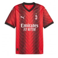 Fotbalové Dres AC Milan Yacine Adli #7 Domácí 2023-24 Krátký Rukáv